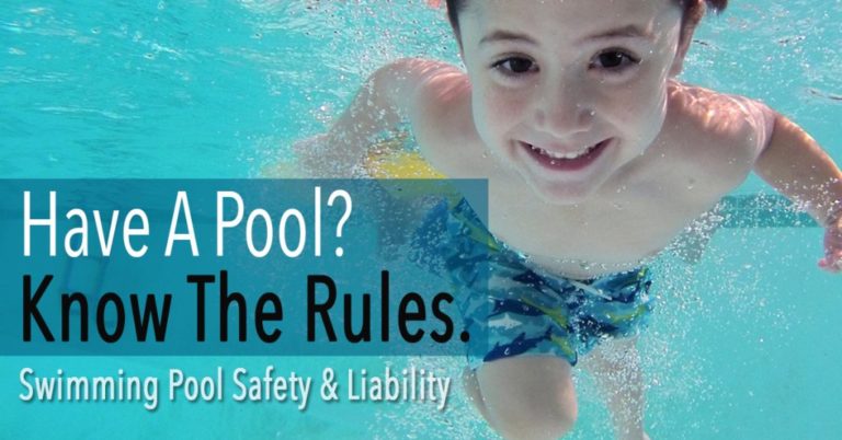 What you need to know about swimming pool liability.