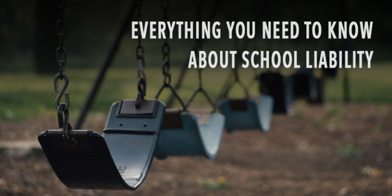 Accidents at School - School liability in Canada. Child Injury at School.