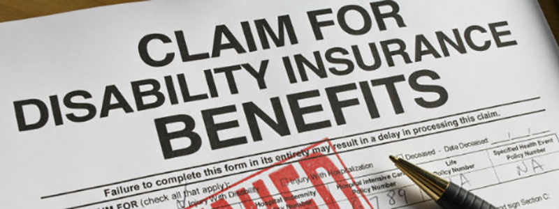 Insurance claim for long-term disability